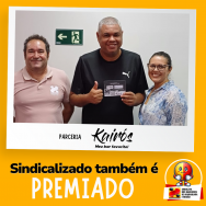 Sorteio Campanha de Sindicalização 2025: 5 Voucher de R$ 250 para consumação no Kairós - Meu Bar Favorito!