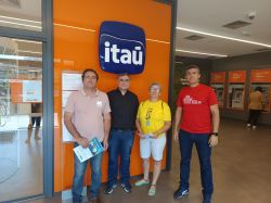 Em Dia Nacional de Luta, Sindicato protesta pelo fim das metas abusivas, adoecimento e demissões no Itaú