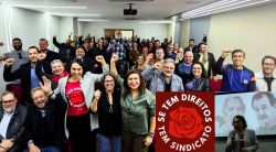 Emoção marca lançamento da Campanha de Sindicalização 2025 da FETEC-CUT/SP