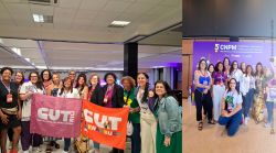 Conferência Nacional de Mulheres aprova diretrizes com forte presença das bancárias Conferência Nacional de Mulheres aprova diretrizes com forte presença das bancárias