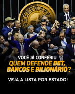 Veja a lista dos deputados que votaram contra taxar bancos, bets e bilionários