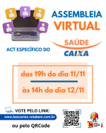 Sindicato convoca empregados da Caixa para assembleia específica sobre o Saúde Caixa Sindicato convoca empregados da Caixa para assembleia específica sobre o Saúde Caixa