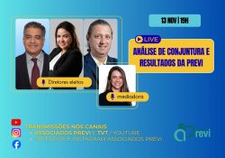Live dos eleitos da Previ nesta quinta-feira (13) vai avaliar conjuntura econômica e desempenho dos planos Live dos eleitos da Previ nesta quinta-feira (13) vai avaliar conjuntura econômica e desempenho dos planos