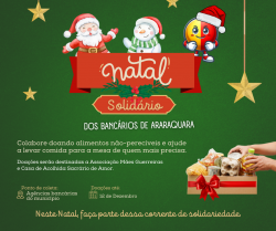 Sindicato lança mais uma edição do “Natal Solidário” e convida a categoria a espalhar esperança e solidariedade Sindicato lança mais uma edição do “Natal Solidário” e convida a categoria a espalhar esperança e solidariedade