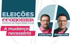Eleições no Economus começam 16 de abril; Sindicato apoia Lucas Lima e Rodrigo Leite