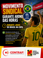 Bradesco: Movimento sindical garante abono das horas durante jogos do Brasil na Copa do Mundo