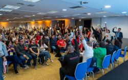 Plenária final do 36º CNFBB: trabalhadores definem eixos de luta em defesa do BB, da Cassi e da Previ Plenária final do 36º CNFBB: trabalhadores definem eixos de luta em defesa do BB, da Cassi e da Previ