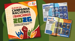 Contraf-CUT lança revista inspirada em álbum da Copa e coloca em campo os desafios da categoria bancária Contraf-CUT lança revista inspirada em álbum da Copa e coloca em campo os desafios da categoria bancária