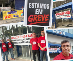 Bancários da Caixa, em Araraquara, aderem à greve nacional e cruzam os braços por direitos