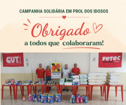 Sindicato entrega doações da Campanha do Idoso à Vila Vicentina